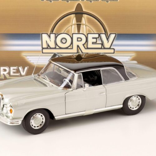 1:18 Norev Mercedes 280 SE Coupe 1969 silver metallic/ black roof