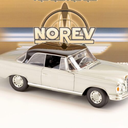 1:18 Norev Mercedes 280 SE Coupe 1969 silver metallic/ black roof