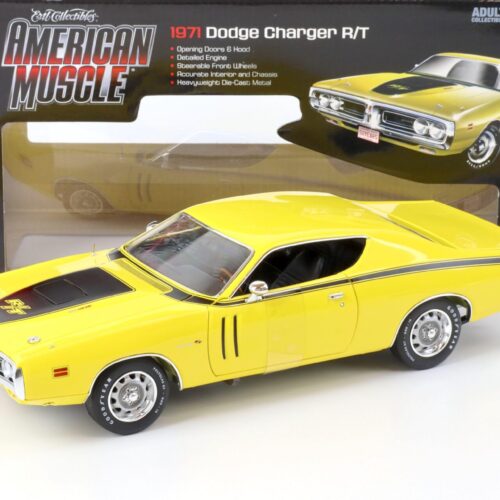 1:18 Auto World 1971 Dodge Charger R/T Coupe 50 YEARS 426 HEMI Banana yellow