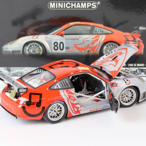 1:18 Minichamps Porsche 911 (996) GT3 RSR 24h Le Mans 2006 Flying Lizard #80