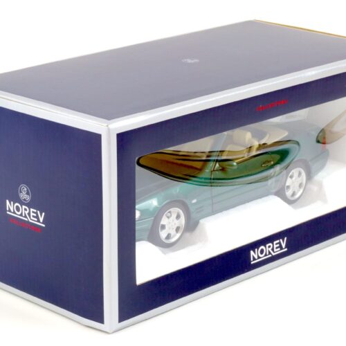 1:18 Norev Mercedes SL 500 R129 FACELIFT Cabriolet 1999 green metallic