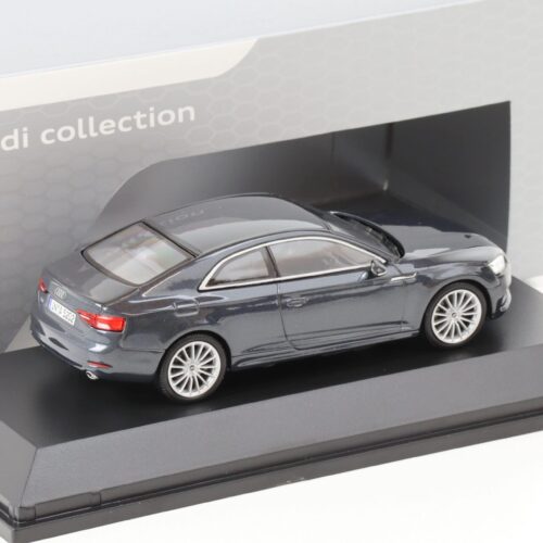1:43 Spark Audi A5 Coupe Manhattan grey metallic 2017 DEALER VERSION