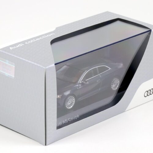 1:43 Spark Audi A5 Coupe Manhattan grey metallic 2017 DEALER VERSION