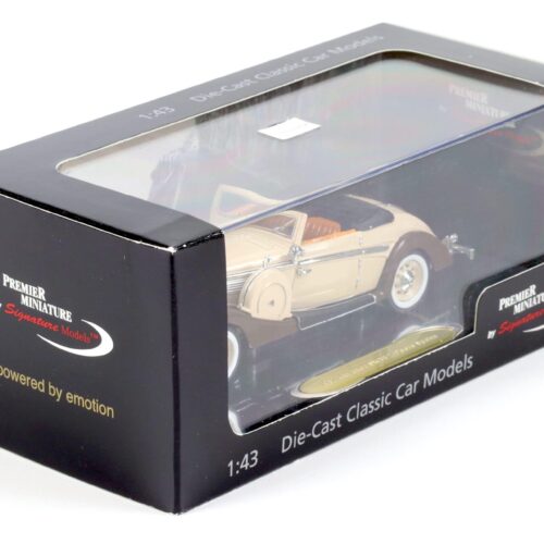 1:43 Signature Models 1937 Maybach SW38 2-Doors Spohn beige/ brown