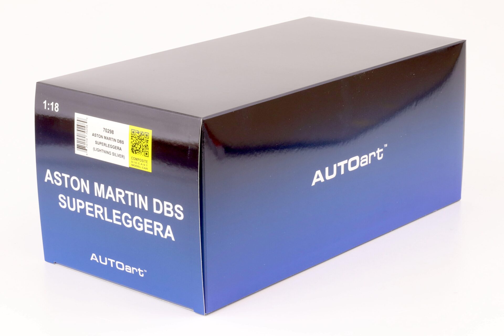 1:18 AUTOart Aston Martin DBS Superleggera Lightning silver metallic 70298
