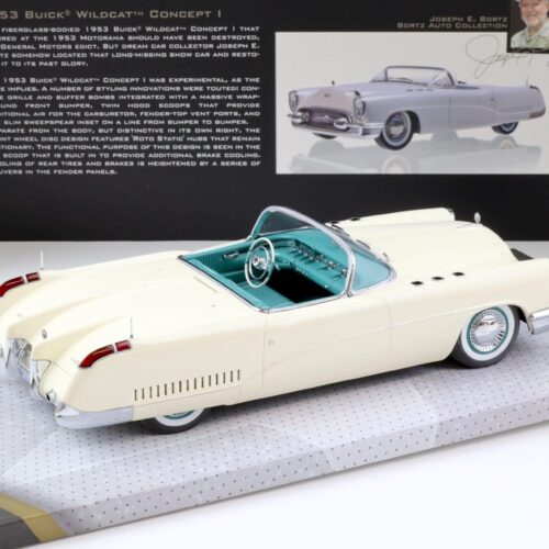 1:18 Minichamps 1953 Buick Wildcat I Concept Car white Bortz Auto Collection