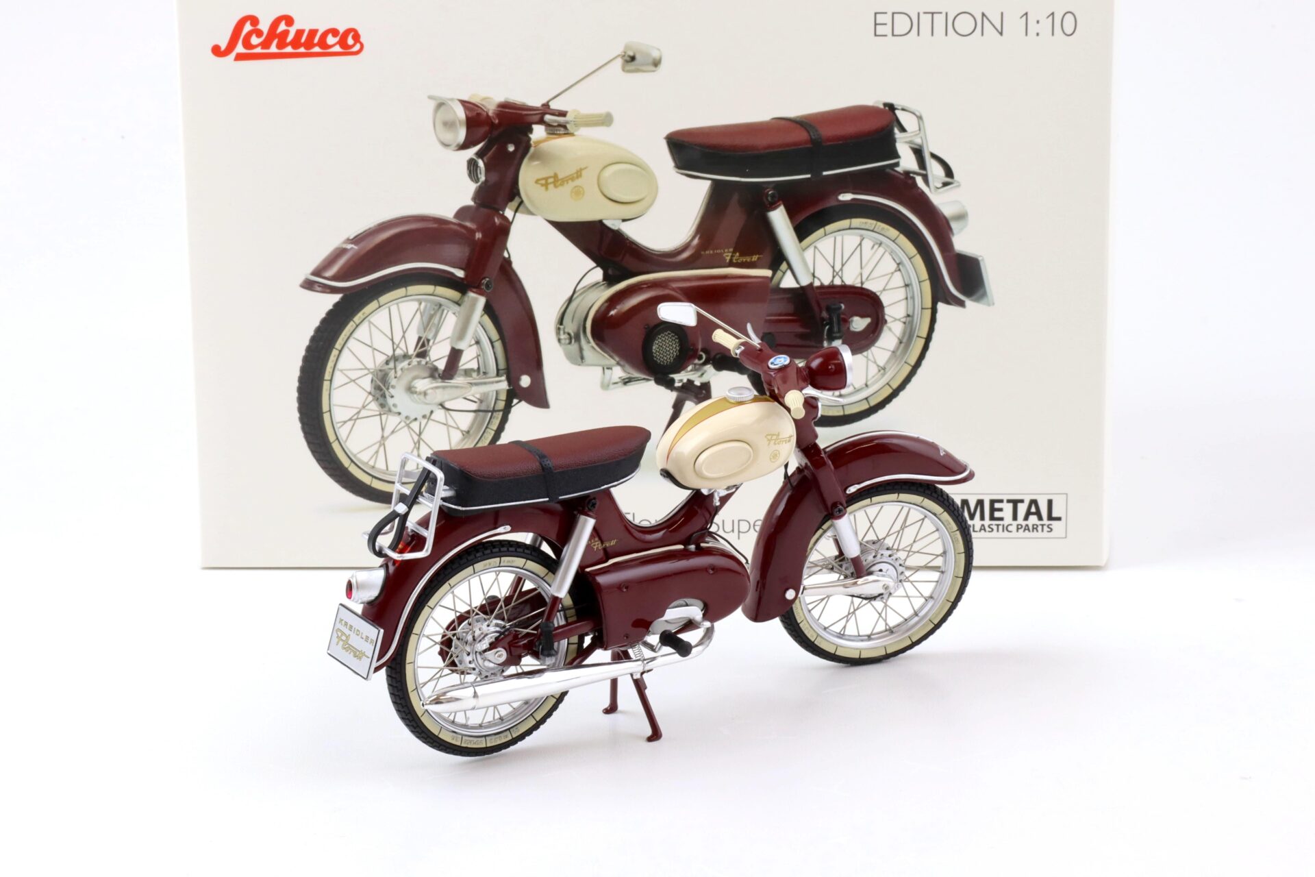 1:10 Schuco Kreidler Florett Super wine red