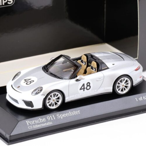 1:43 Minichamps Porsche 911 (991) Speedster Heritage Paket 2019 GT-silver