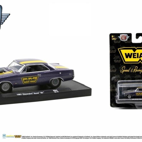 1:64 M2 Machines 1967 Chevrolet Nova SS purple/ yellow WEIAND R84