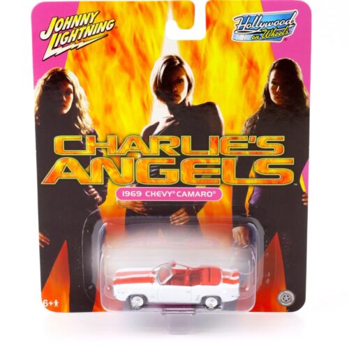 1:64 Johnny Lightning 1969 Chevrolet Camaro Cabrio white CHARLIE脗麓S ANGELS