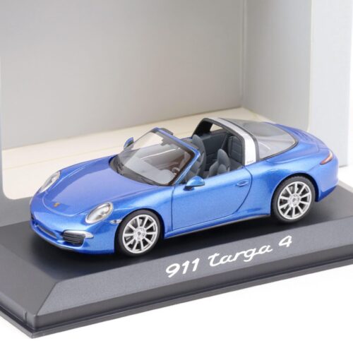 1:43 Minichamps Porsche 911 (991) Targa 4 Spahir blue metallic WAP DEALER