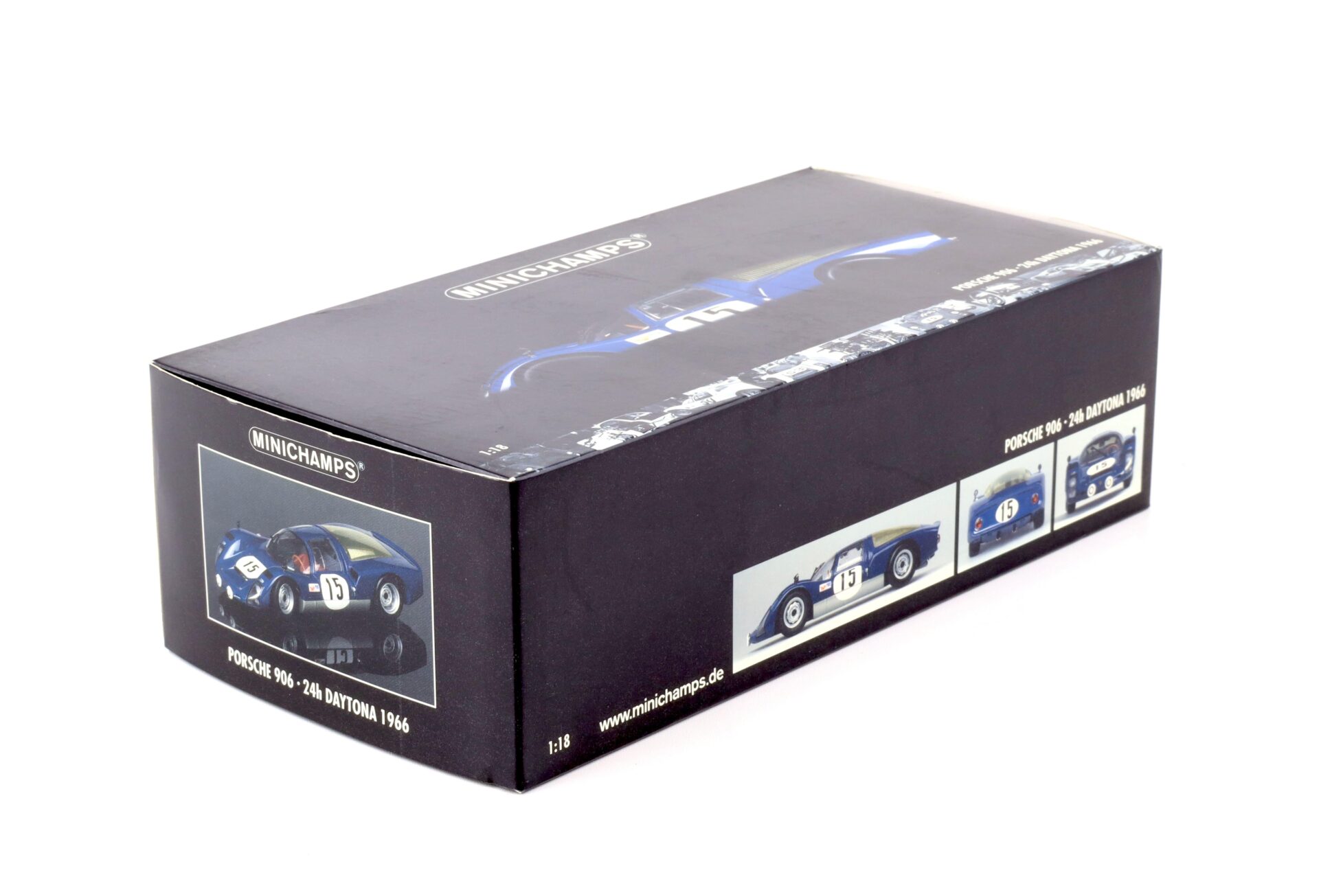 1:18 Minichamps Porsche 906 #15 Hermann/ Linge 24h Daytona 1966