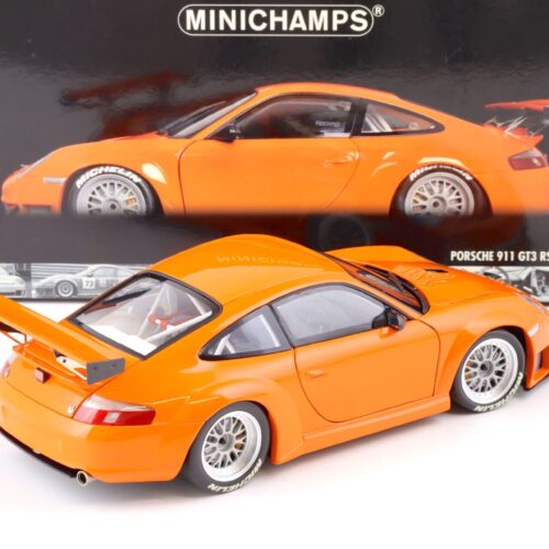 1:18 Minichamps Porsche 911 (996) GT3 RSR ALMS 2004 Plain Body orange