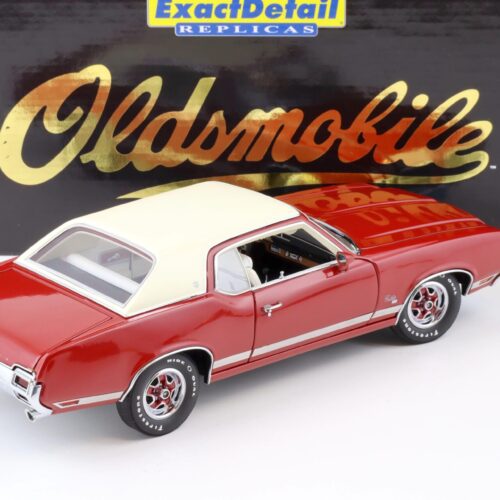 1:18 Exact Detail 1971 Oldsmobile Cutlass Supreme SX Coupe Matador red