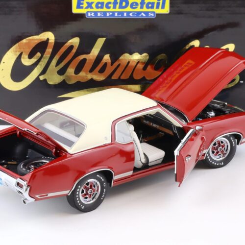 1:18 Exact Detail 1971 Oldsmobile Cutlass Supreme SX Coupe Matador red
