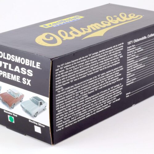 1:18 Exact Detail 1971 Oldsmobile Cutlass Supreme SX Coupe Matador red
