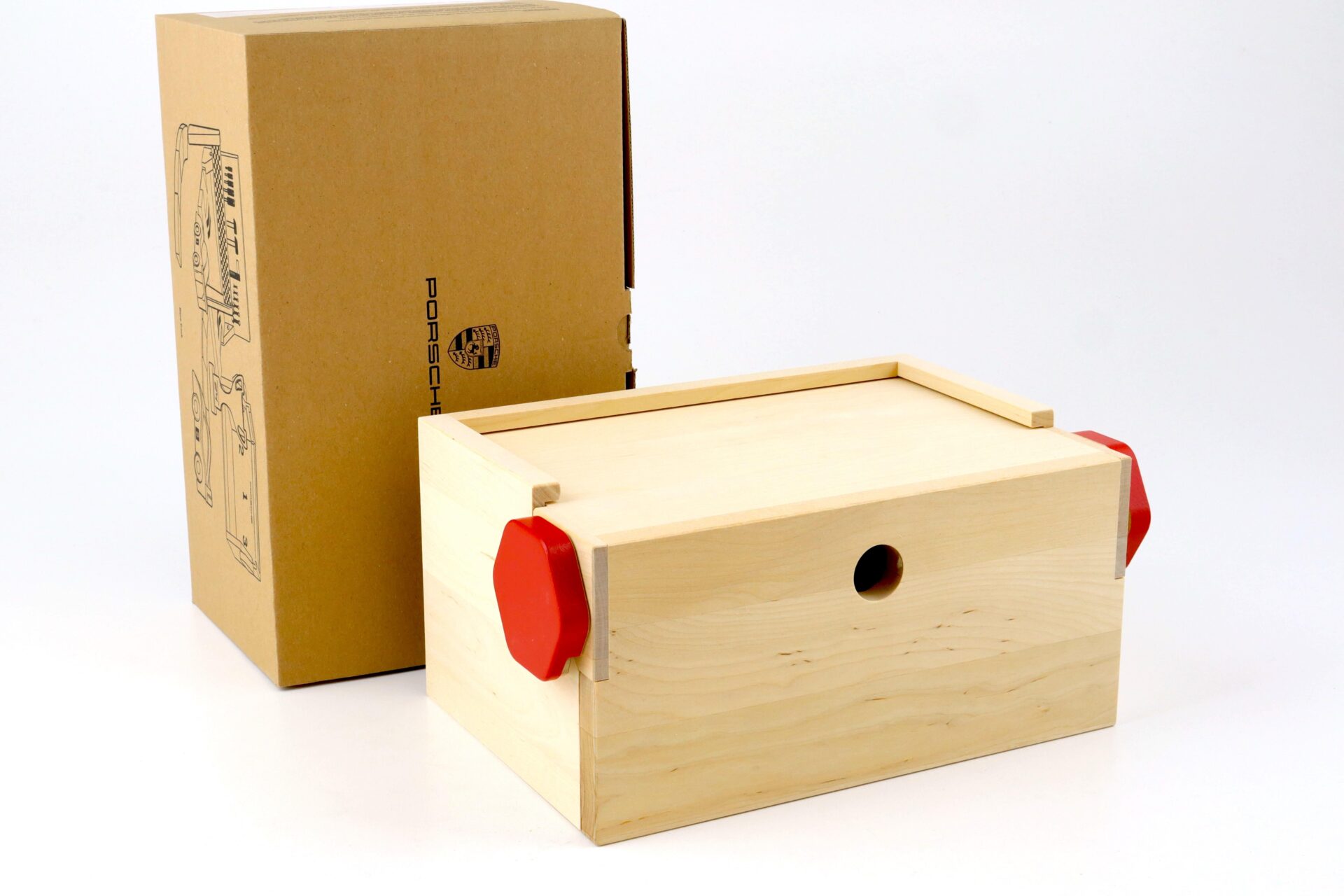 Original Porsche Drivers Selection Race Track Starter Set Holzspielzeug Rennbahn