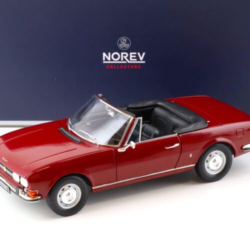 1:18 Norev Peugeot 504 Cabriolet 1969 Andalou red 184818