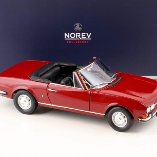 1:18 Norev Peugeot 504 Cabriolet 1969 Andalou red 184818