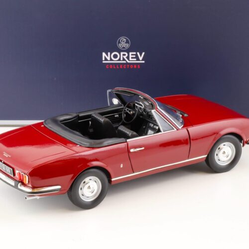 1:18 Norev Peugeot 504 Cabriolet 1969 Andalou red 184818