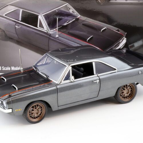 1:18 ACME 1970 Dodge Dart Bullseye Street Fighter grey metallic/ black