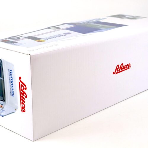 1:18 Schuco Mercedes O317 Renntransporter ROTHMANS PORSCHE white/ blue