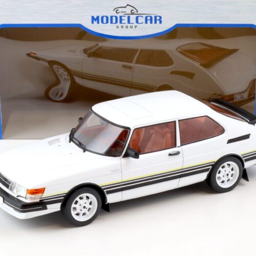 1:18 MCG Saab 900 Turbo 3-doors white/ black 1981