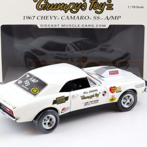 1:18 Precision 1967 Chevrolet Camaro SS A/MP Grumpy´s Toy III Bill Jenkins white