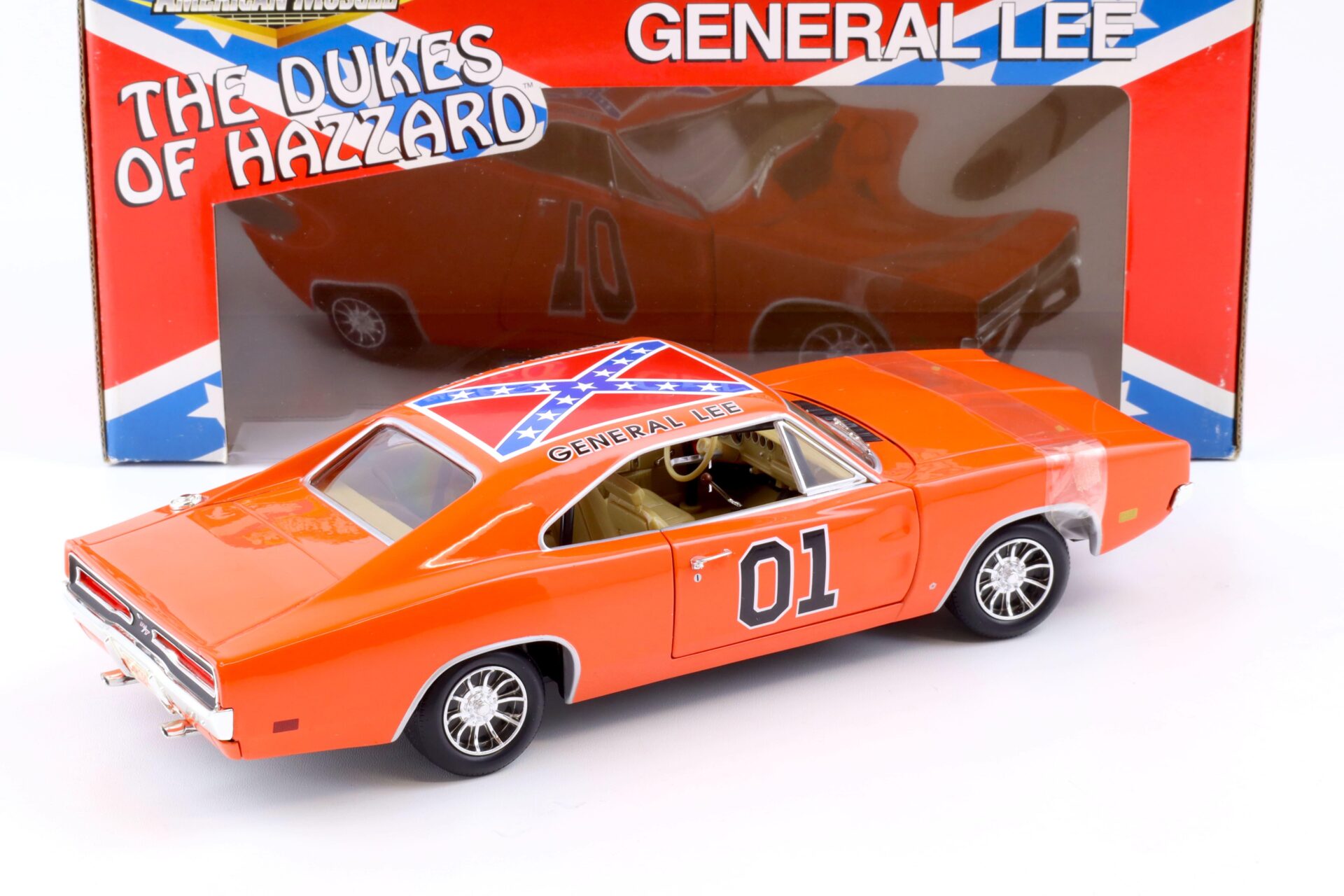 1:18 ERTL 1969 Dodge Charger General Lee Dukes of Hazzard orange #01
