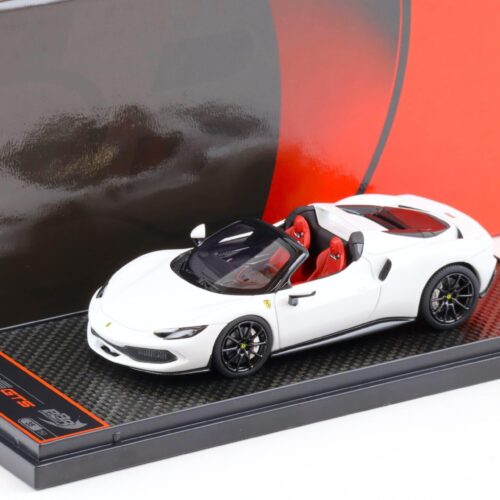 1:43 BBR Ferrari 296 GTS Spider Bianco Cervino white - Limited 50 pcs.