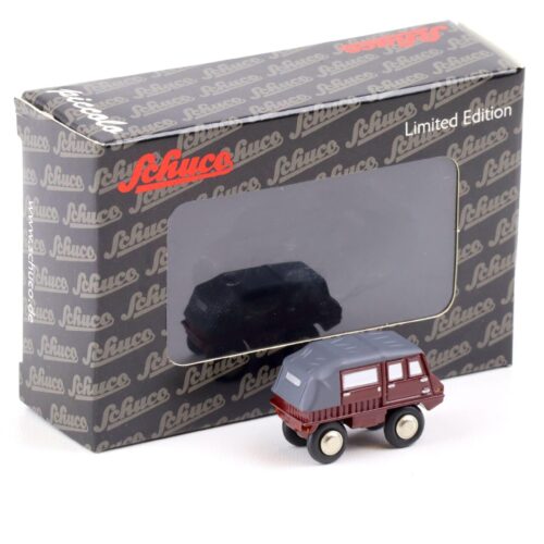 Schuco Piccolo Steyr-Puch Haflinger closed Top dark red