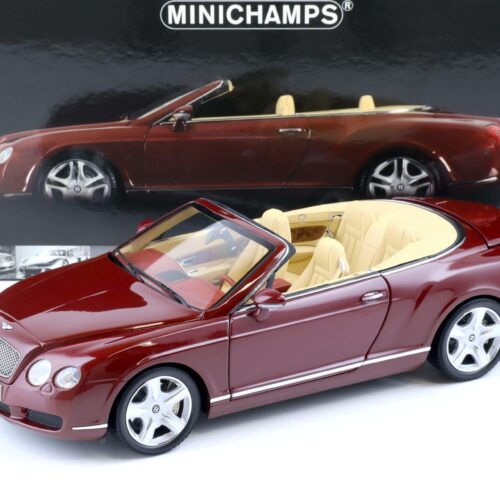 1:18 Minichamps Bentley Continental GTC Convertible 2006 red metallic