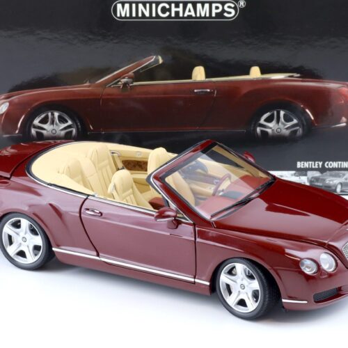 1:18 Minichamps Bentley Continental GTC Convertible 2006 red metallic