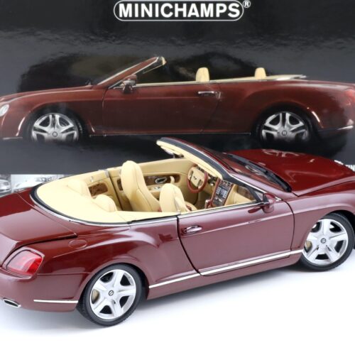 1:18 Minichamps Bentley Continental GTC Convertible 2006 red metallic
