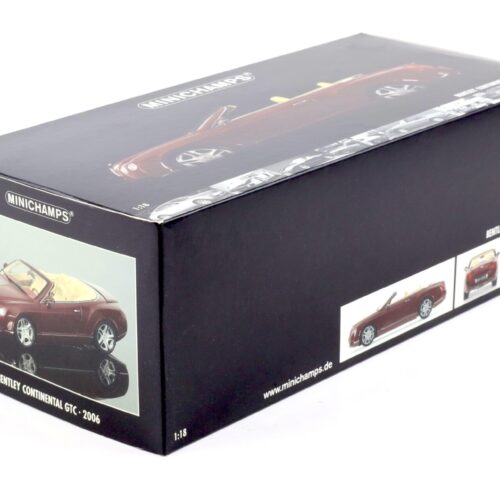 1:18 Minichamps Bentley Continental GTC Convertible 2006 red metallic