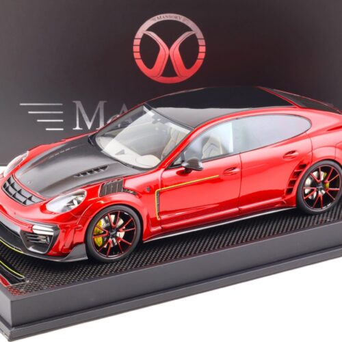 1:18 Motorhelix Porsche Panamera Mansory 2019 metallic red/ Carbon MY18-PAMR