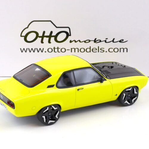 1:18 OTTO mobile OT434 Opel Manta GSE Elektromod Coupe yellow 2021