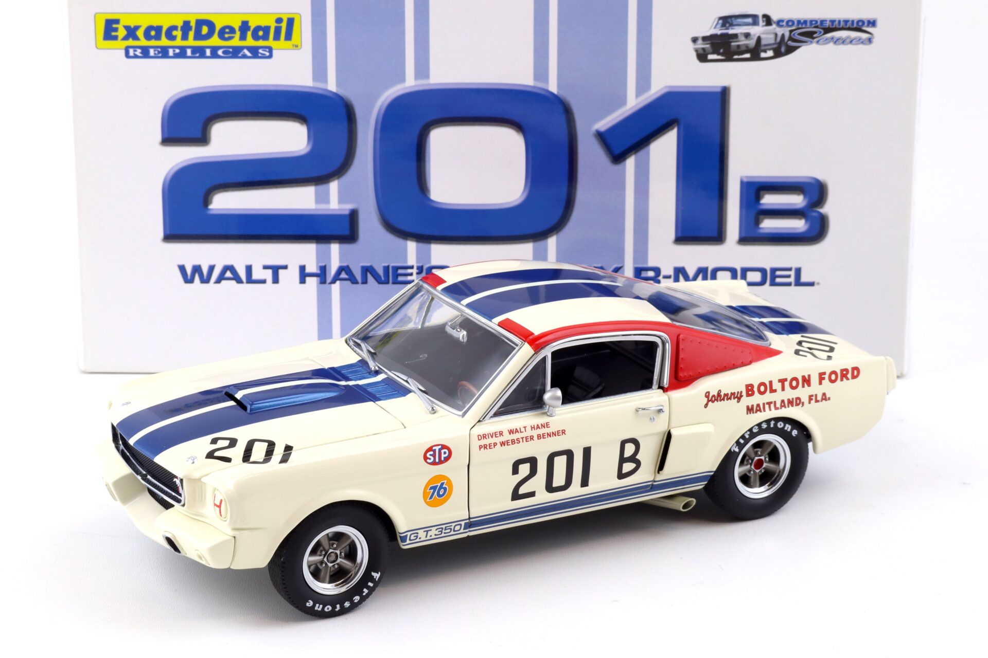 ID 86047 orig.jpg 1:18 Exact Detail Shelby GT 350 Walt Hane R-Model #201B white WCC112