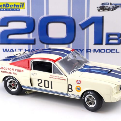 1:18 Exact Detail Shelby GT 350 Walt Hane R-Model #201B white WCC112