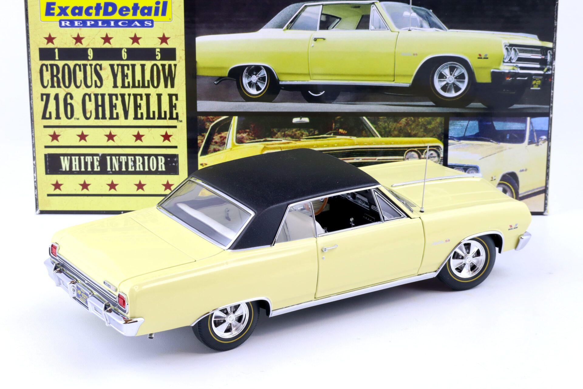 1:18 Exact Detail Chevrolet Chevelle Z16 Malibu SS 396 Turbo Jet Crocus yellow WCC506A