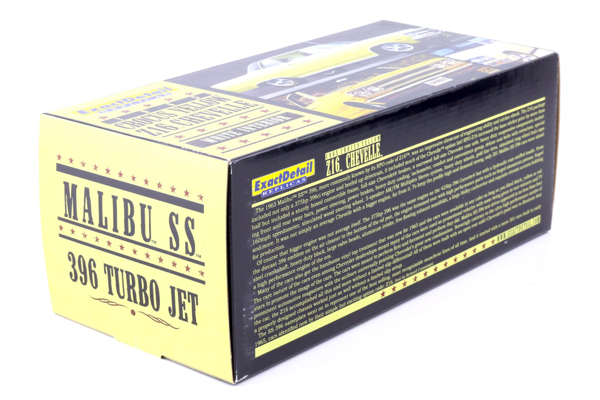1:18 Exact Detail Chevrolet Chevelle Z16 Malibu SS 396 Turbo Jet Crocus yellow WCC506A
