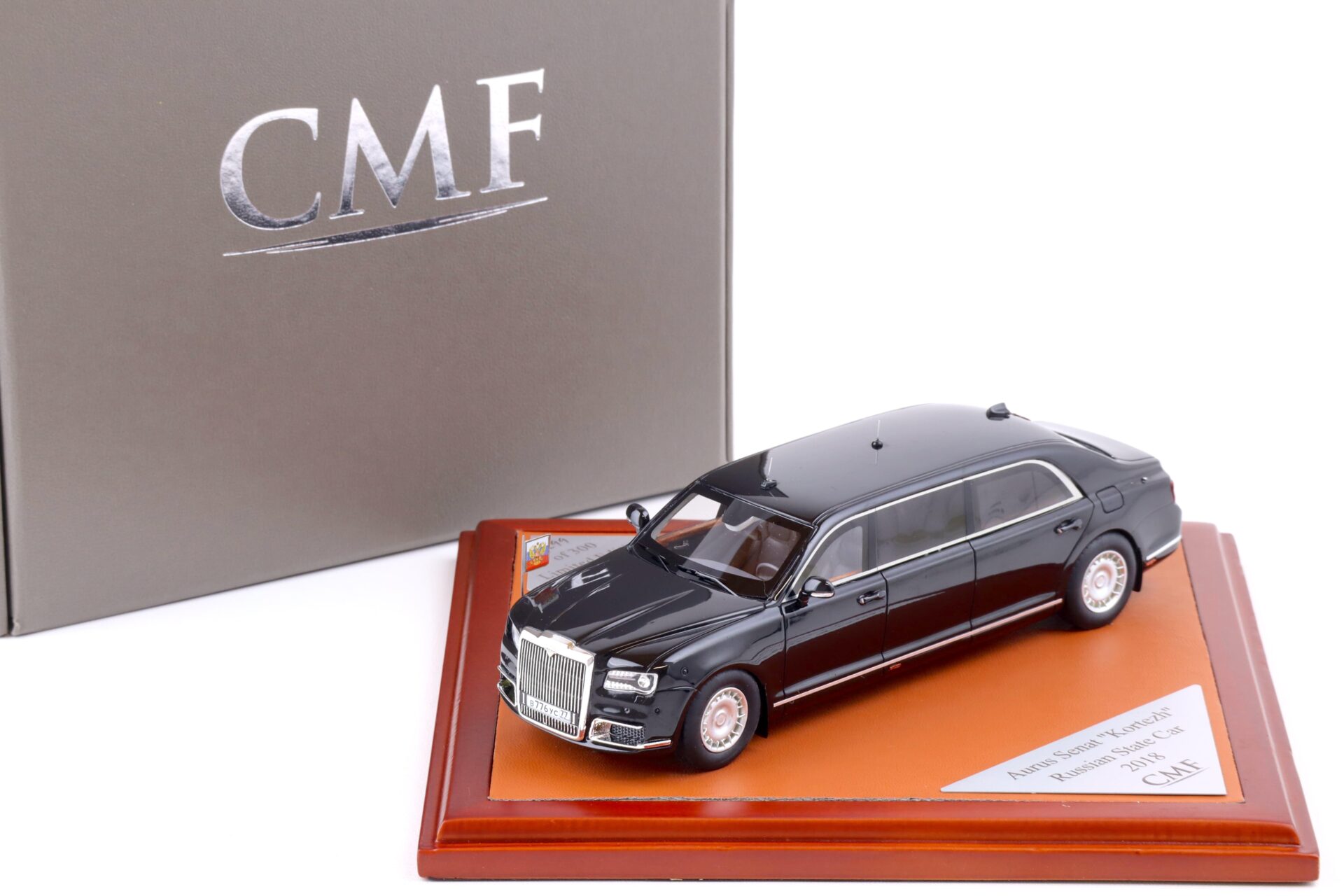 1:43 CMF Aurus Senat Kortezh Russian State Car Limousine 2018 black