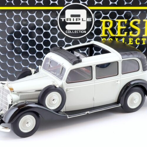 1:18 Triple9 Resin Mercedes 260D Pullman Landaulet 1936 closed back grey/ black