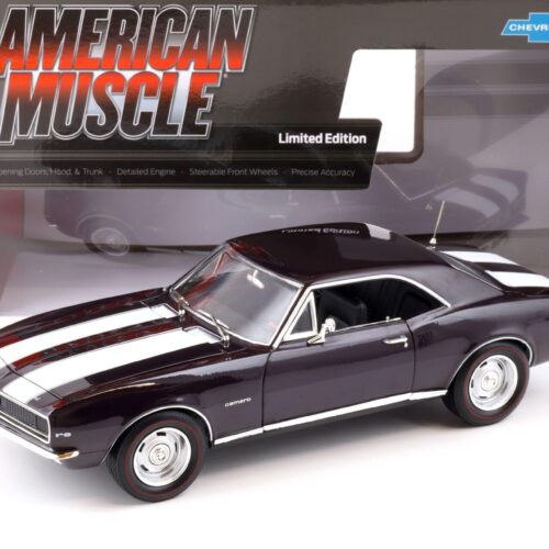 1:18 Auto World 1967 Chevrolet Camaro Z/28 RS Coupe MCACN Royal Plum