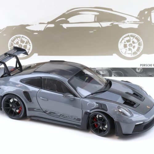 1:18 Minichamps Porsche 911 (992) GT3 RS Weissach Package grey/ black wheels
