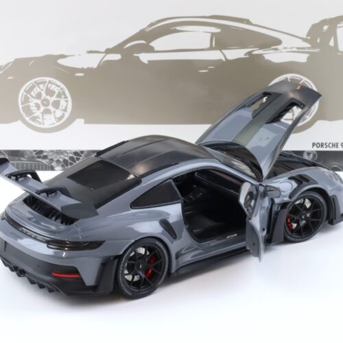 1:18 Minichamps Porsche 911 (992) GT3 RS Weissach Package grey/ black wheels