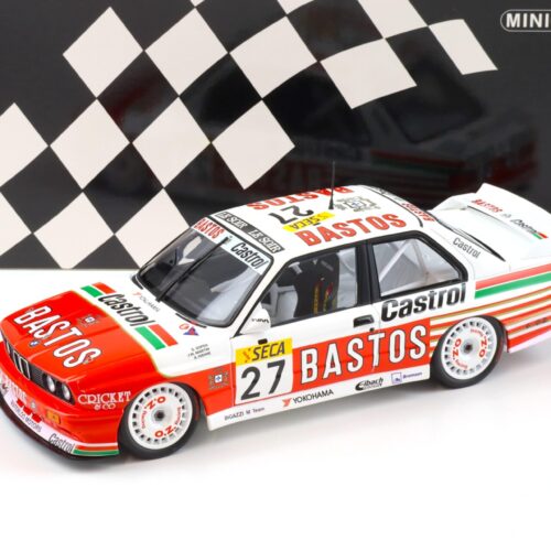 1:18 Minichamps BMW M3 E30 Bigazzi Team Bastos 4th Place 24h Spa 1990 Soper/Hahne