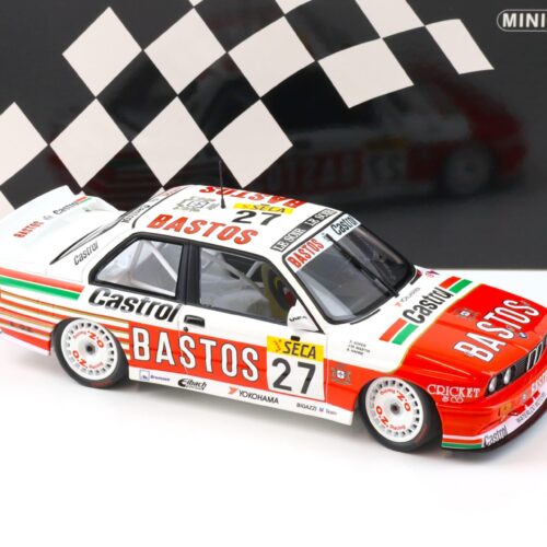 1:18 Minichamps BMW M3 E30 Bigazzi Team Bastos 4th Place 24h Spa 1990 Soper/Hahne