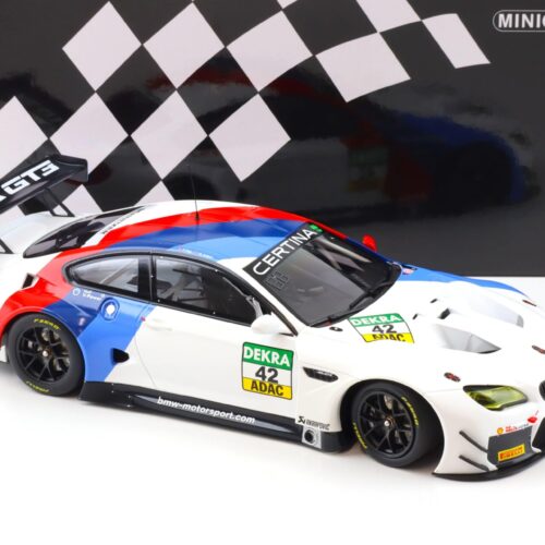 1:18 Minichamps BMW M6 GT3 Team Schnitzer Oschersleben ADAC GT Masters 2017 #42