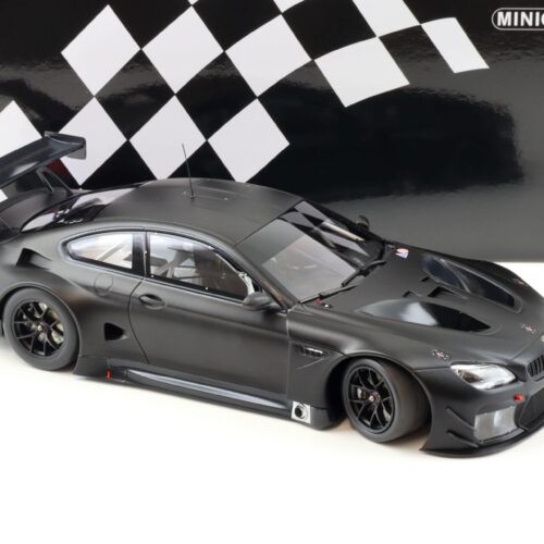 1:18 Minichamps BMW M6 GT3 Plain Body Version matt black 2016